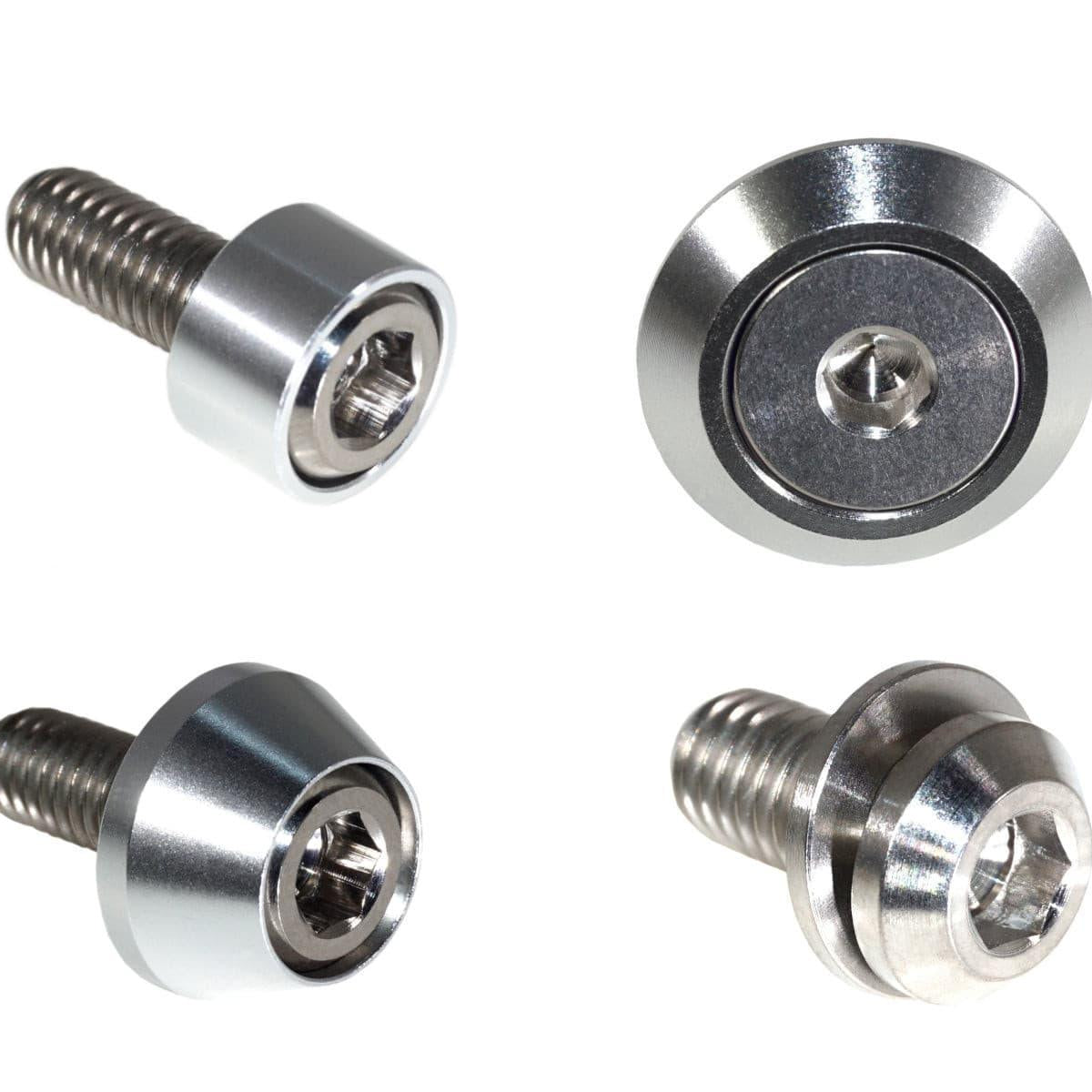 ZSPEC Hood Latch & Hinges Fasteners for '22+ Nissan Frontier D41, Titanium & Billet