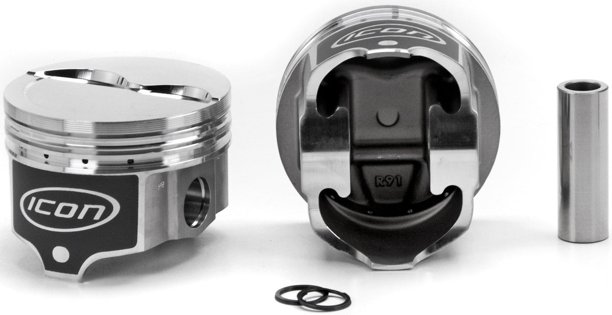 BBM Dished Piston Set 4.350 Bore -12cc - IC836030