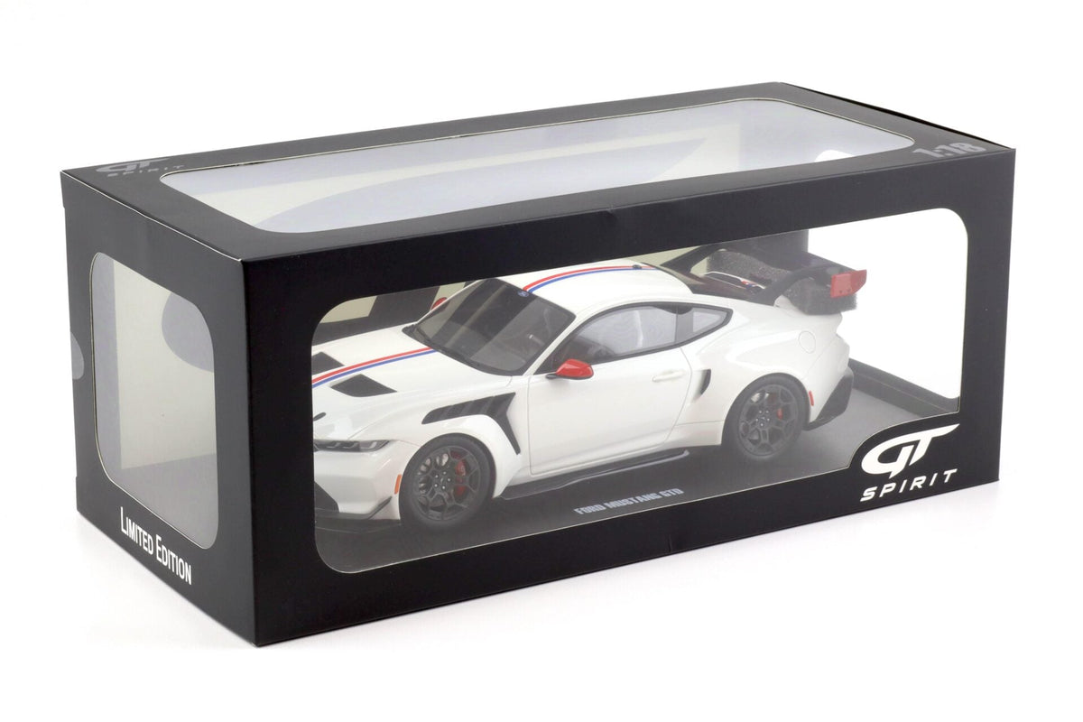 STM Diecast GT Spirit 2025 Ford Mustang GTD Spirit of America Performance White 1:18 - View 4