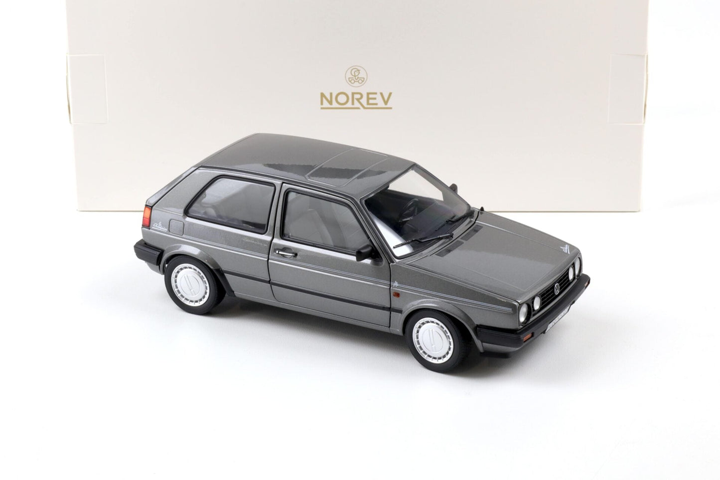 Norev 1989 VW Golf MK II Champion Grey Metallic 1:18