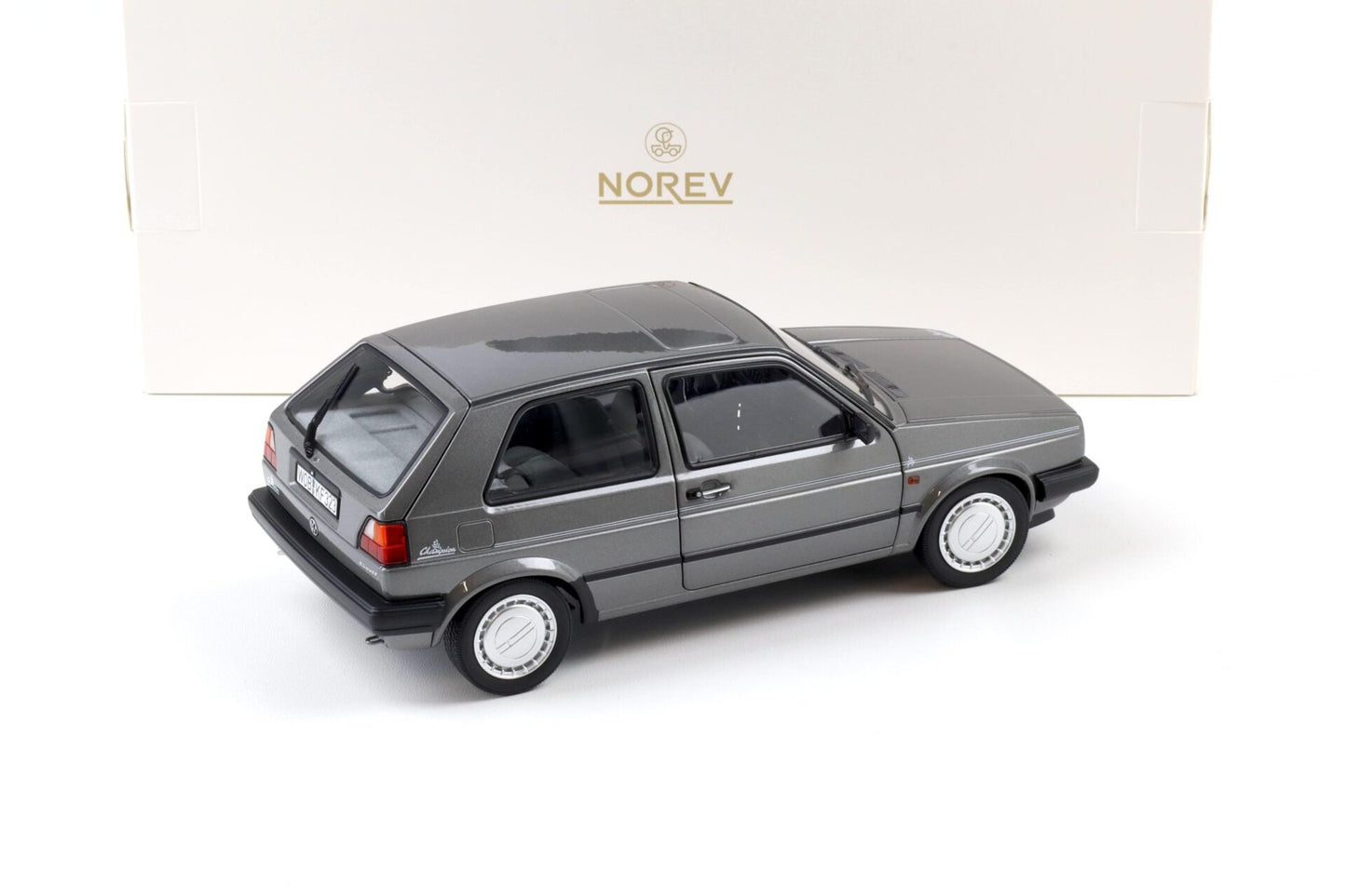 Norev 1989 VW Golf MK II Champion Grey Metallic 1:18