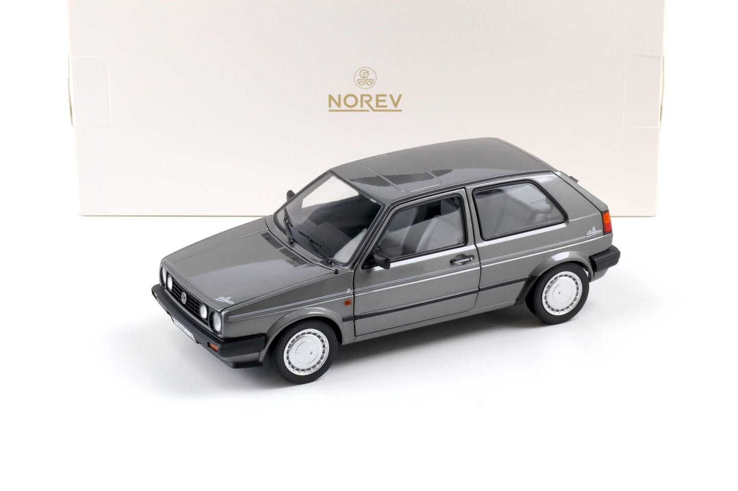 Norev 1989 VW Golf MK II Champion Grey Metallic 1:18