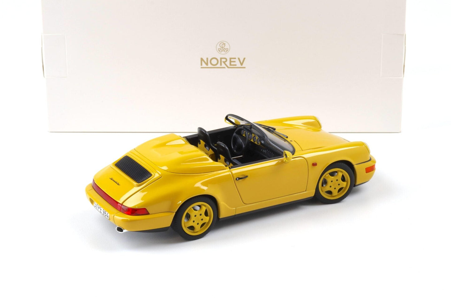 Norev Porsche 1993 911 964 Carrera Speedster Speed Yellow 1:18