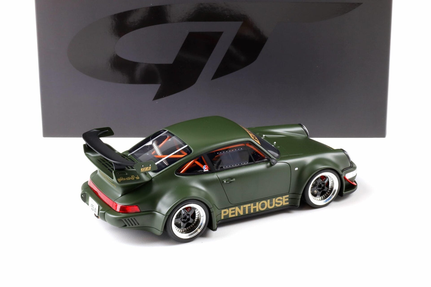 GT Spirit 2008 Porsche 911 964 RWB (Penthouse) Matte Army Green 1:18