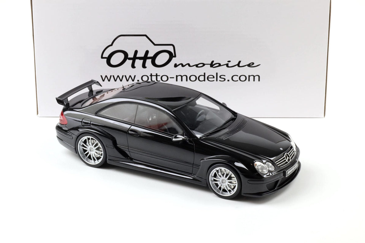 STM Diecast Otto 2004 Mercedes-Benz CLK AMG (C209) DTM Coupe Obsidian Black Metallic 1:18 - View 2