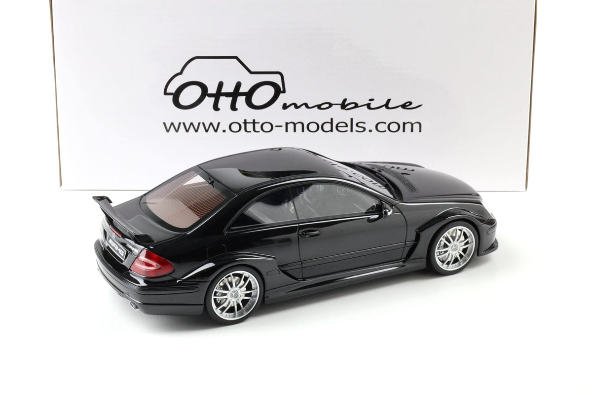 STM Diecast Otto 2004 Mercedes-Benz CLK AMG (C209) DTM Coupe Obsidian Black Metallic 1:18 - View 3