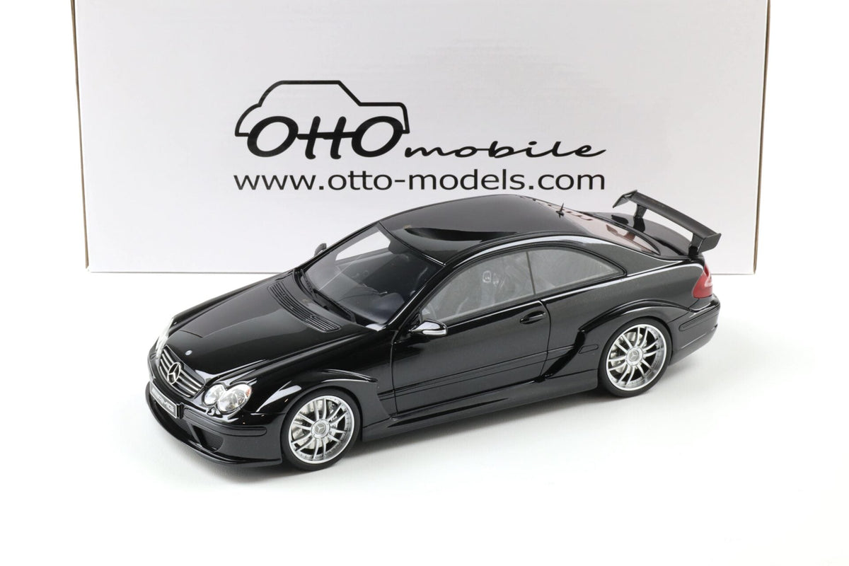 STM Diecast Otto 2004 Mercedes-Benz CLK AMG (C209) DTM Coupe Obsidian Black Metallic 1:18