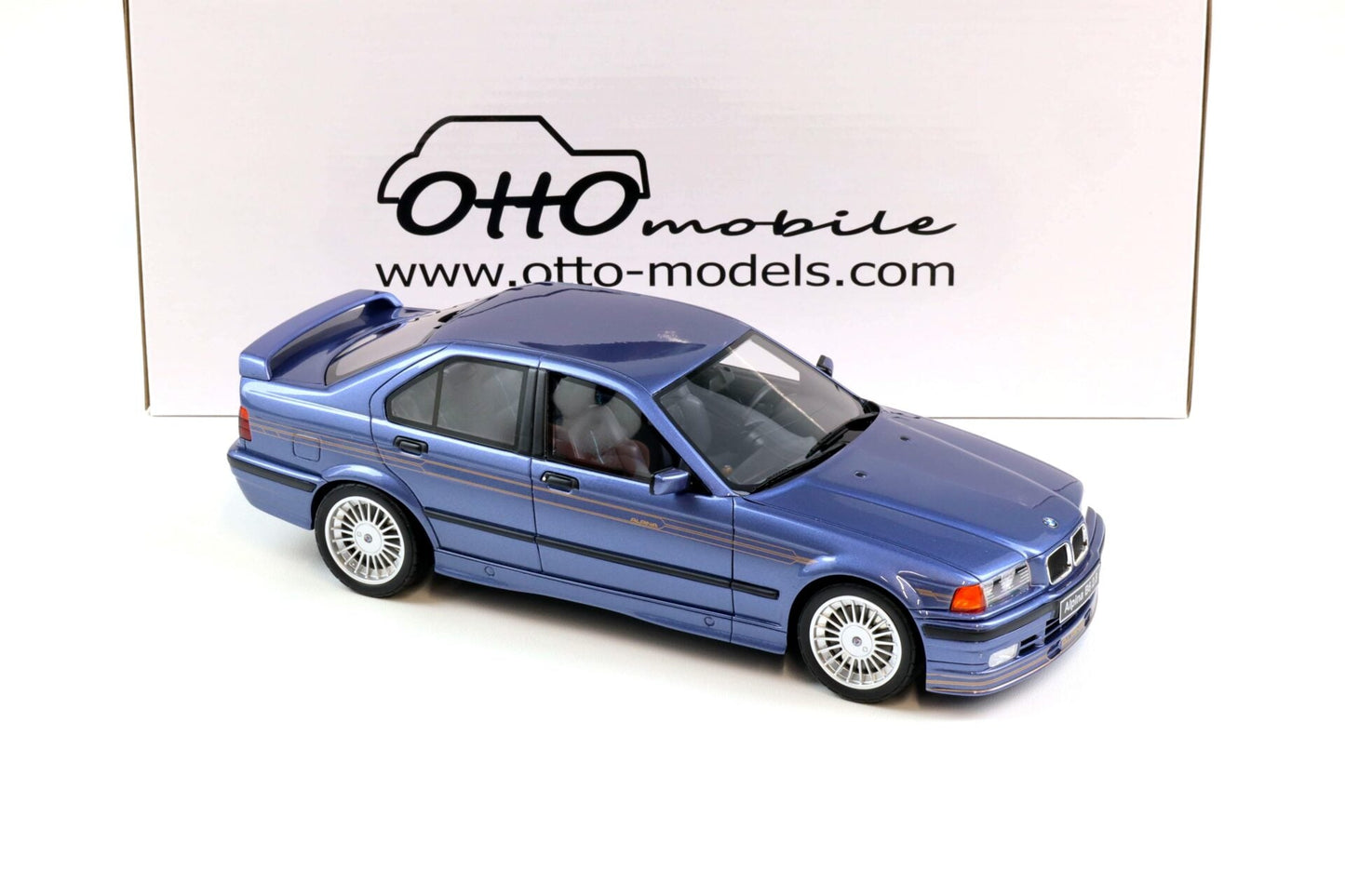 Otto 1992 BMW Alpina B6 2.8 (E36) Alpina Blue Metallic 1:18