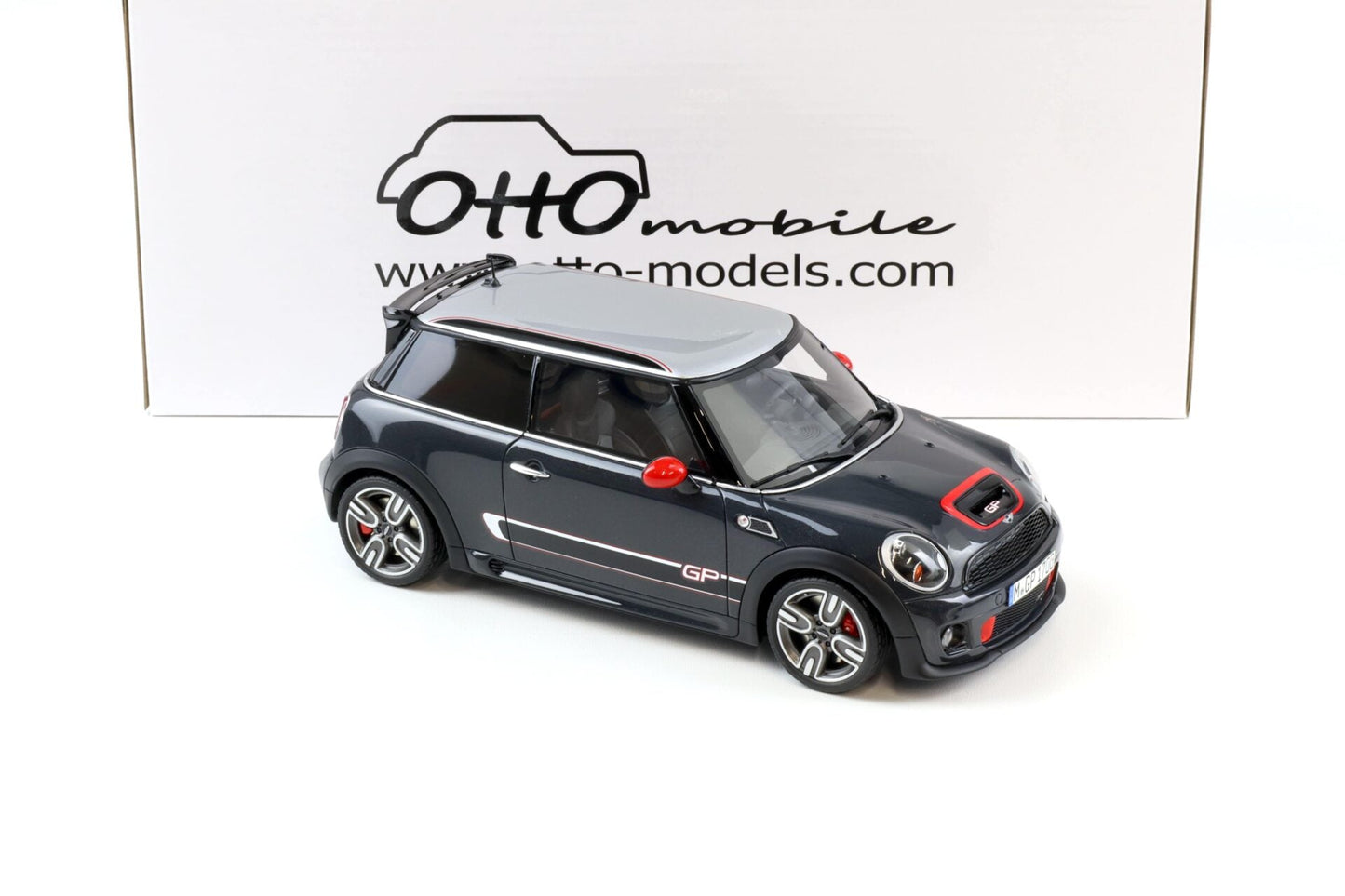Otto 2012 Mini Cooper JCW GP2 R56 John Cooper Works Thunder Grey Metallic 1:18