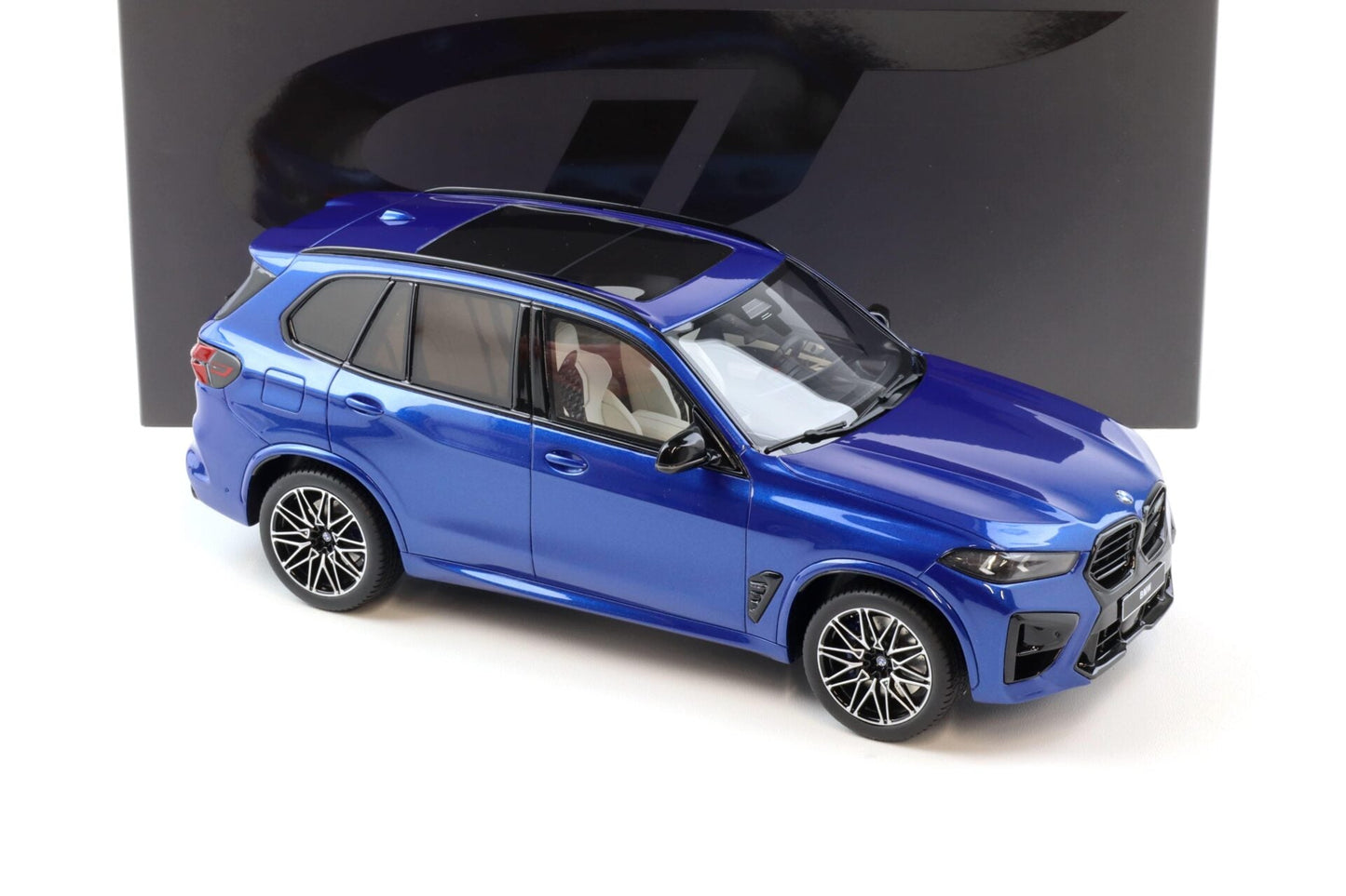 GT Spirit 2023 BMW X5M (G05) Competition Marina Bay Blue Metallic 1:18