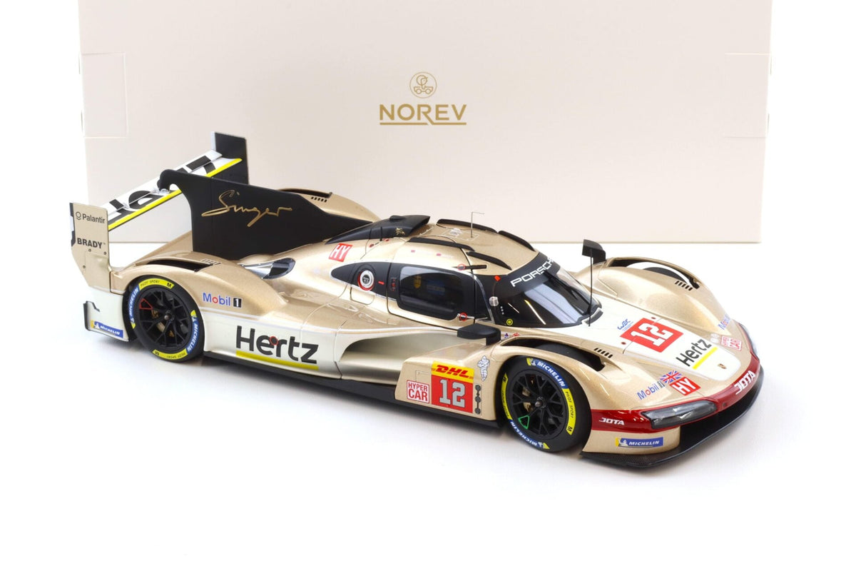 STM Diecast Norev Porsche 963 #38 Hertz Team Jota Lone Star IMSA 2024 Spa 6Hrs Winner Gold 1:18 -...