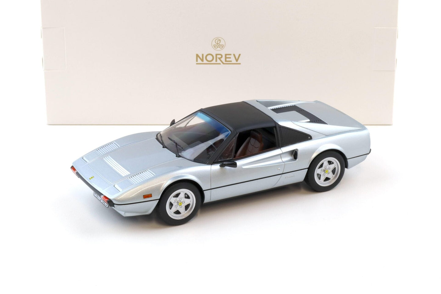 Norev 1982 Ferrari 308 GTS Silver Metallic 1:18