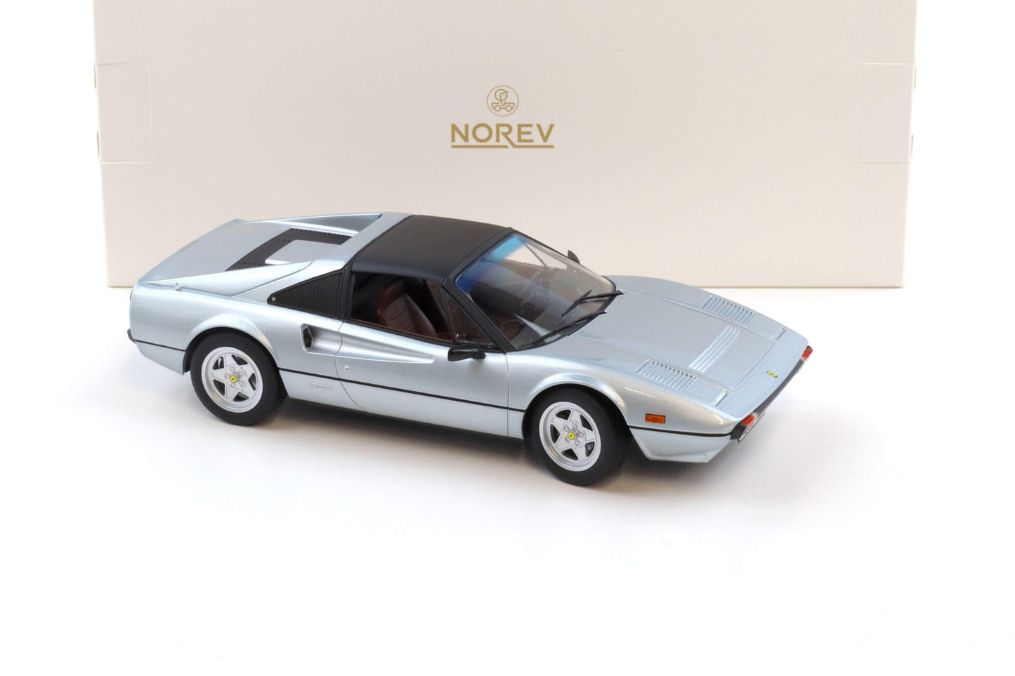 Norev 1982 Ferrari 308 GTS Silver Metallic 1:18