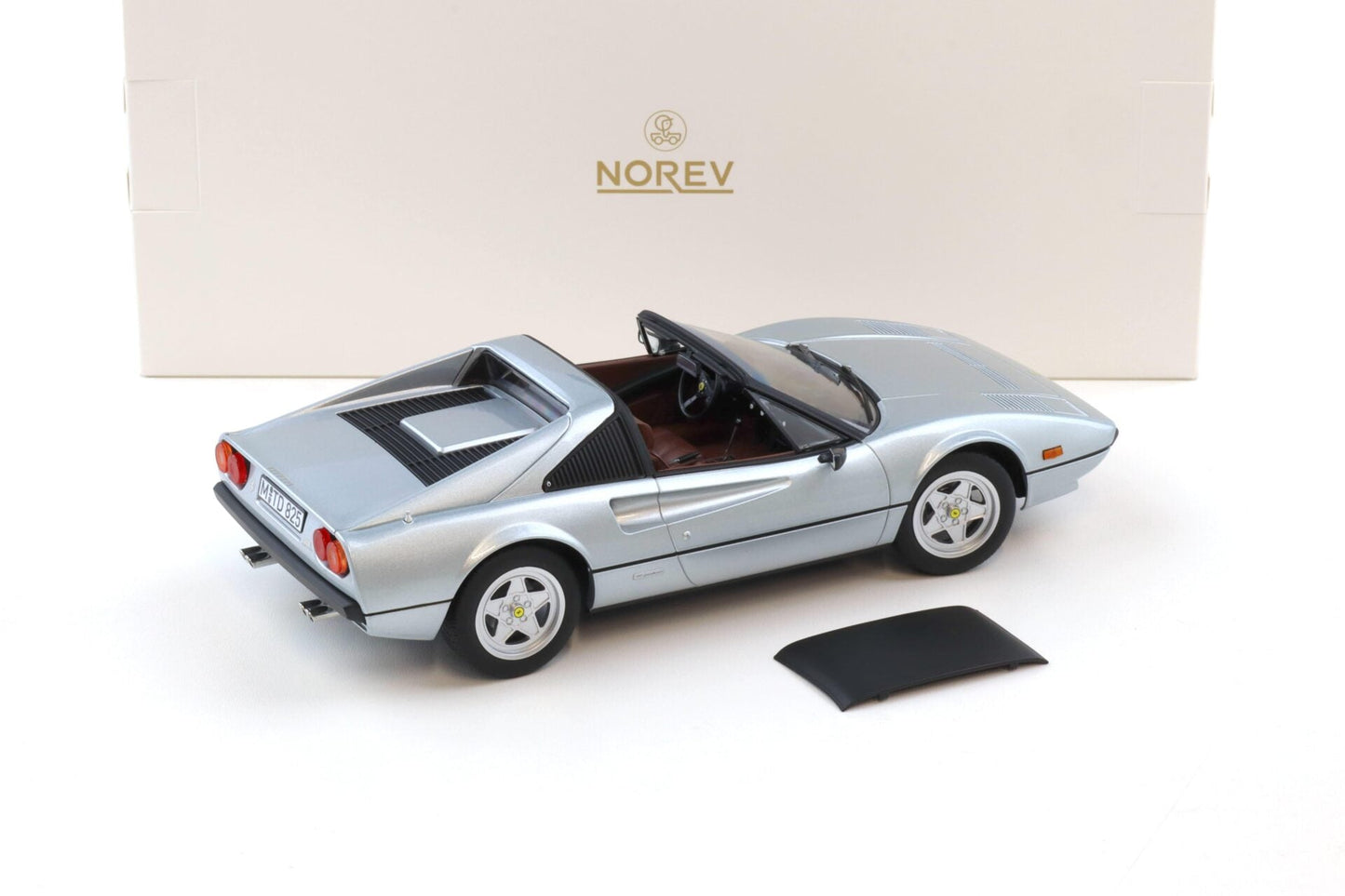 Norev 1982 Ferrari 308 GTS Silver Metallic 1:18