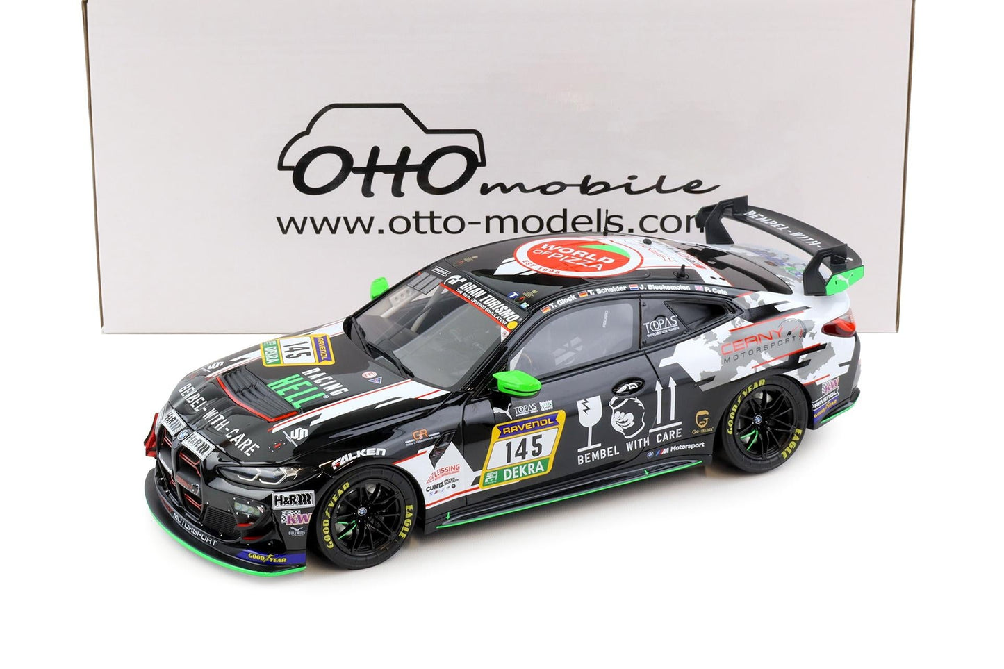 Otto 2024 BMW M4 GT4 #145 Cerny Motorsport DTM Season 2024 Black 1:18