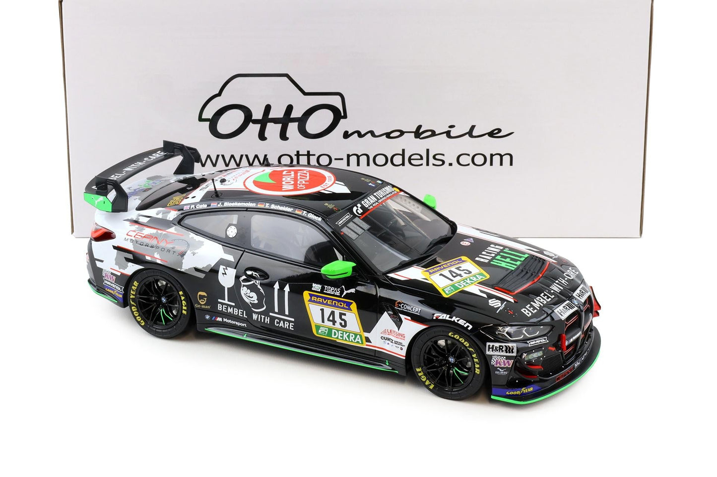 Otto 2024 BMW M4 GT4 #145 Cerny Motorsport DTM Season 2024 Black 1:18