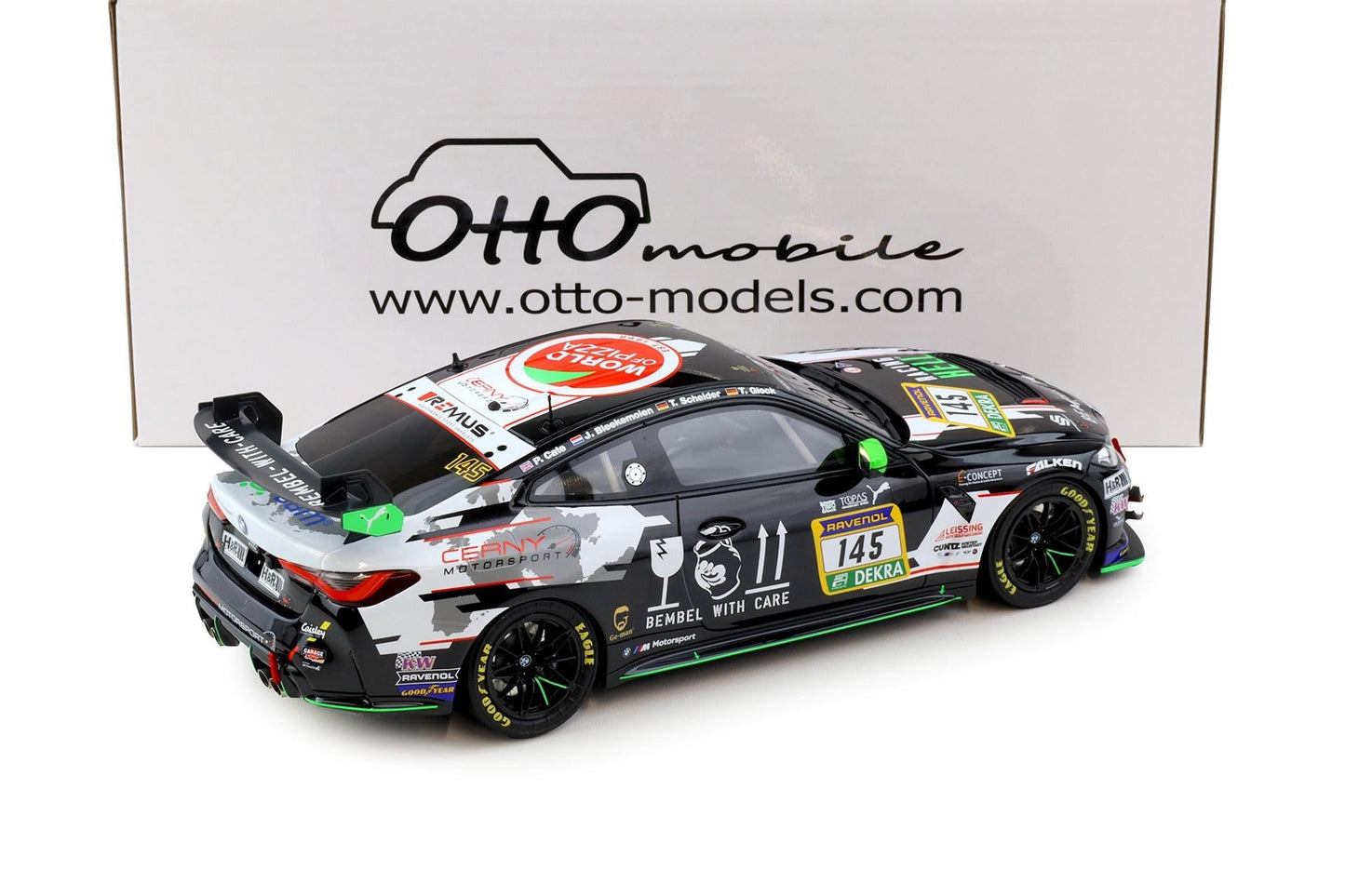 Otto 2024 BMW M4 GT4 #145 Cerny Motorsport DTM Season 2024 Black 1:18