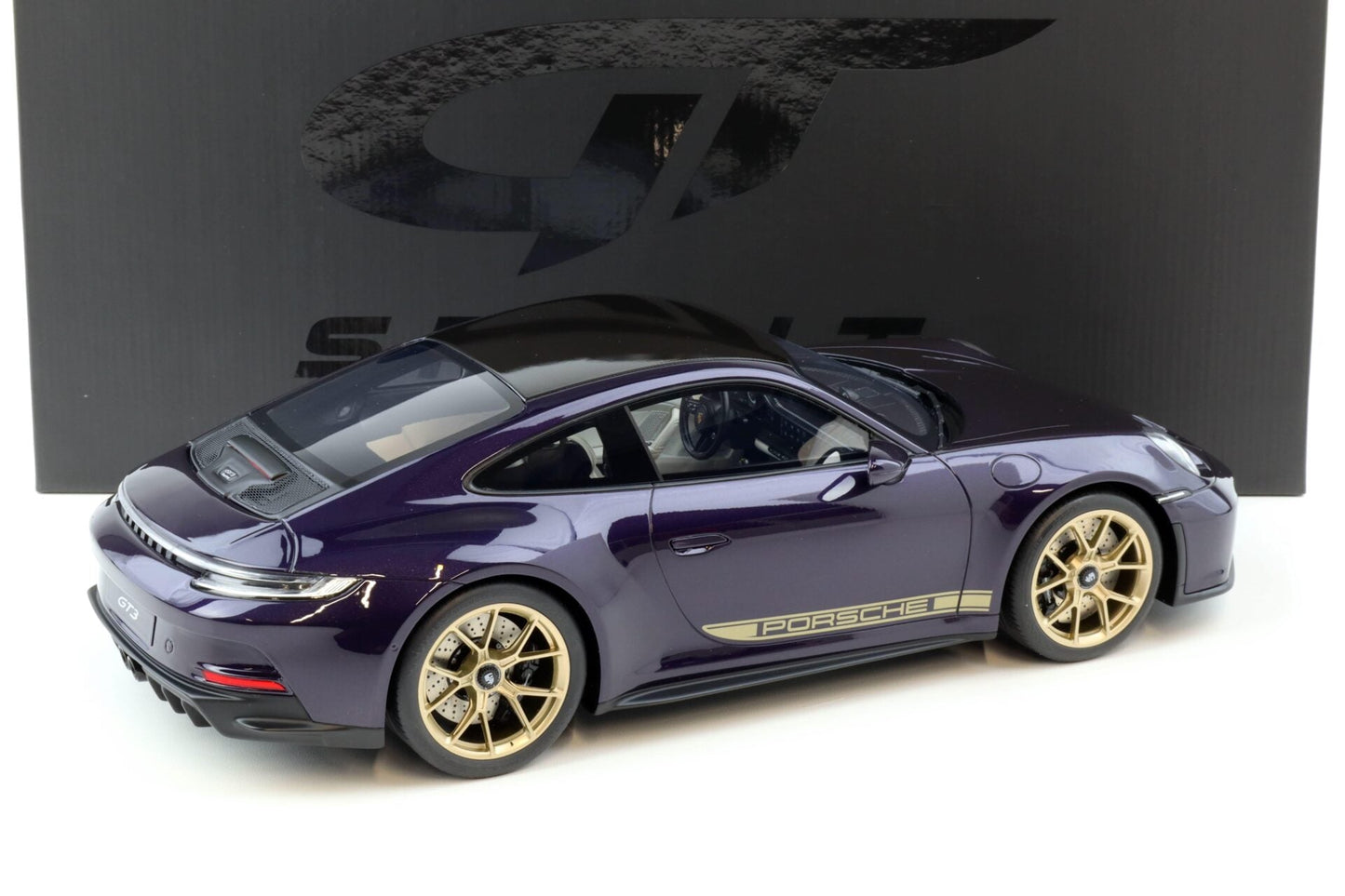 GT Spirit 2021 Porsche 911 992 GT3 Touring Viola Metallic Purple 1:12