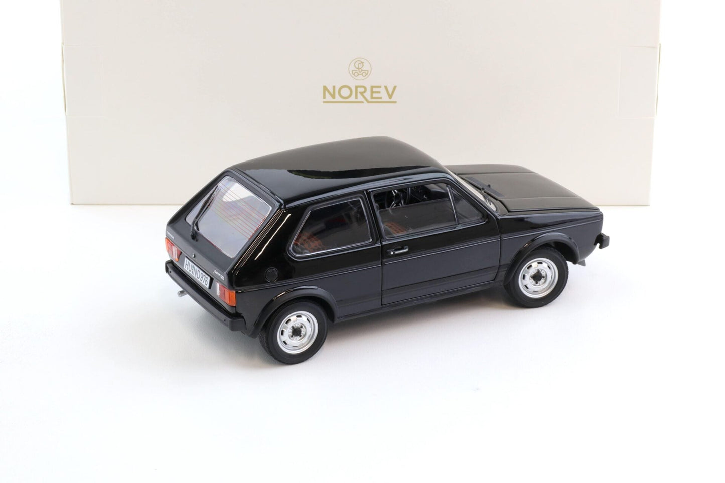 Norev 1976 Volkswagen Golf GTI MK I Black 1:18