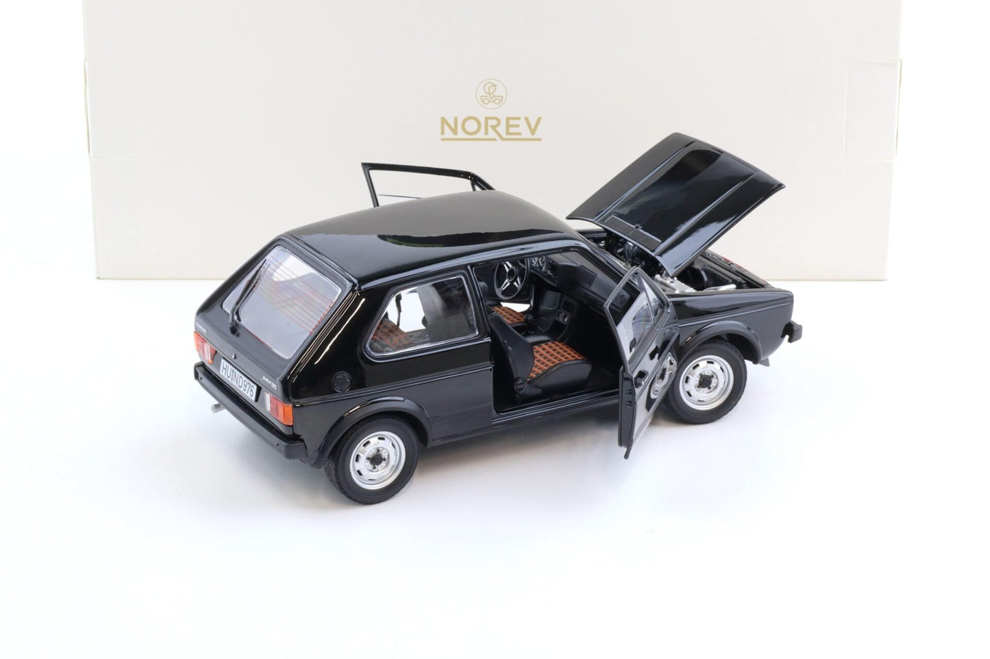 Norev 1976 Volkswagen Golf GTI MK I Black 1:18