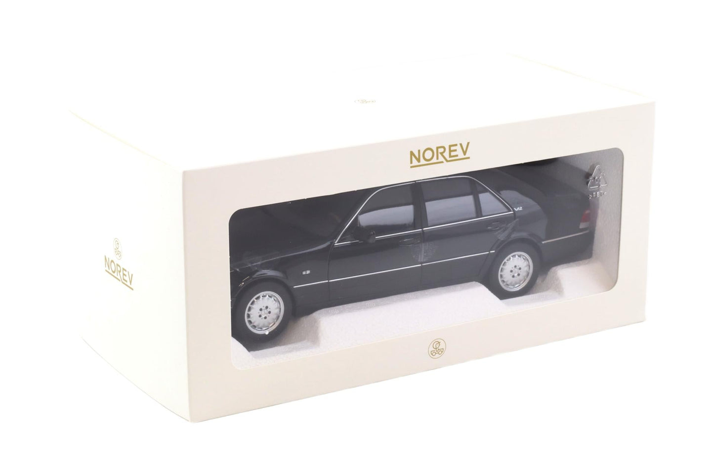 Norev 1997 Mercedes-Benz S600 S-Class (W140) Black 1:18