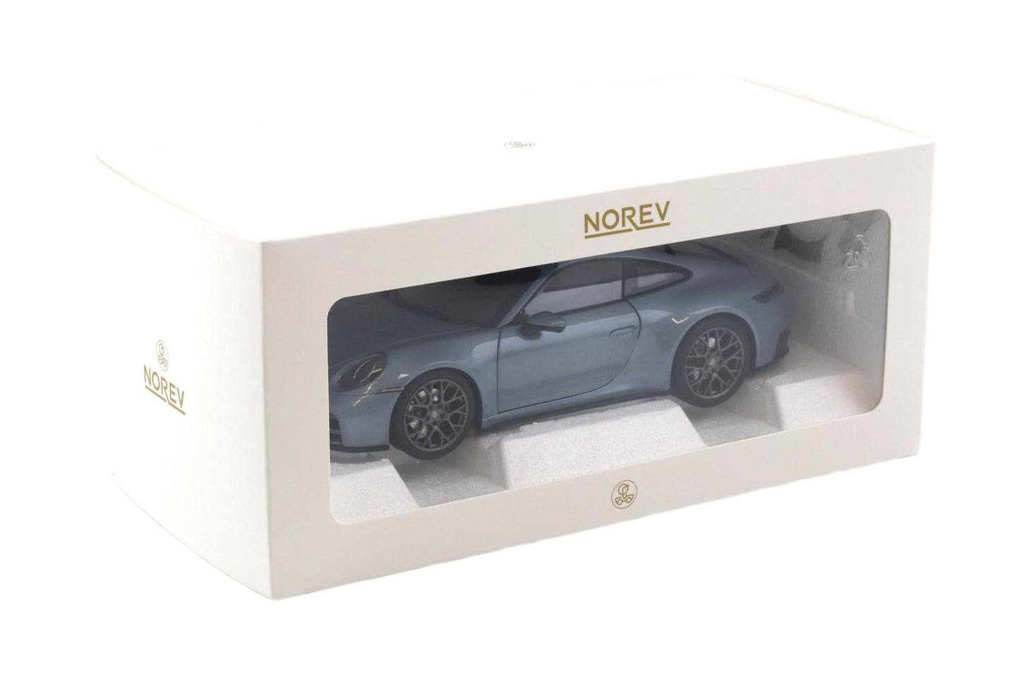 Norev 2025 Porsche 911 992.2 Carrera Polar Silver Metallic 1:18