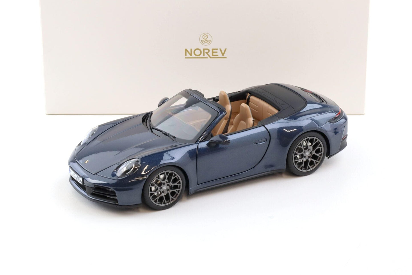 Norev 2025 Porsche 911 992.2 Carrera Cabriolet Yachting Blue Metallic 1:18