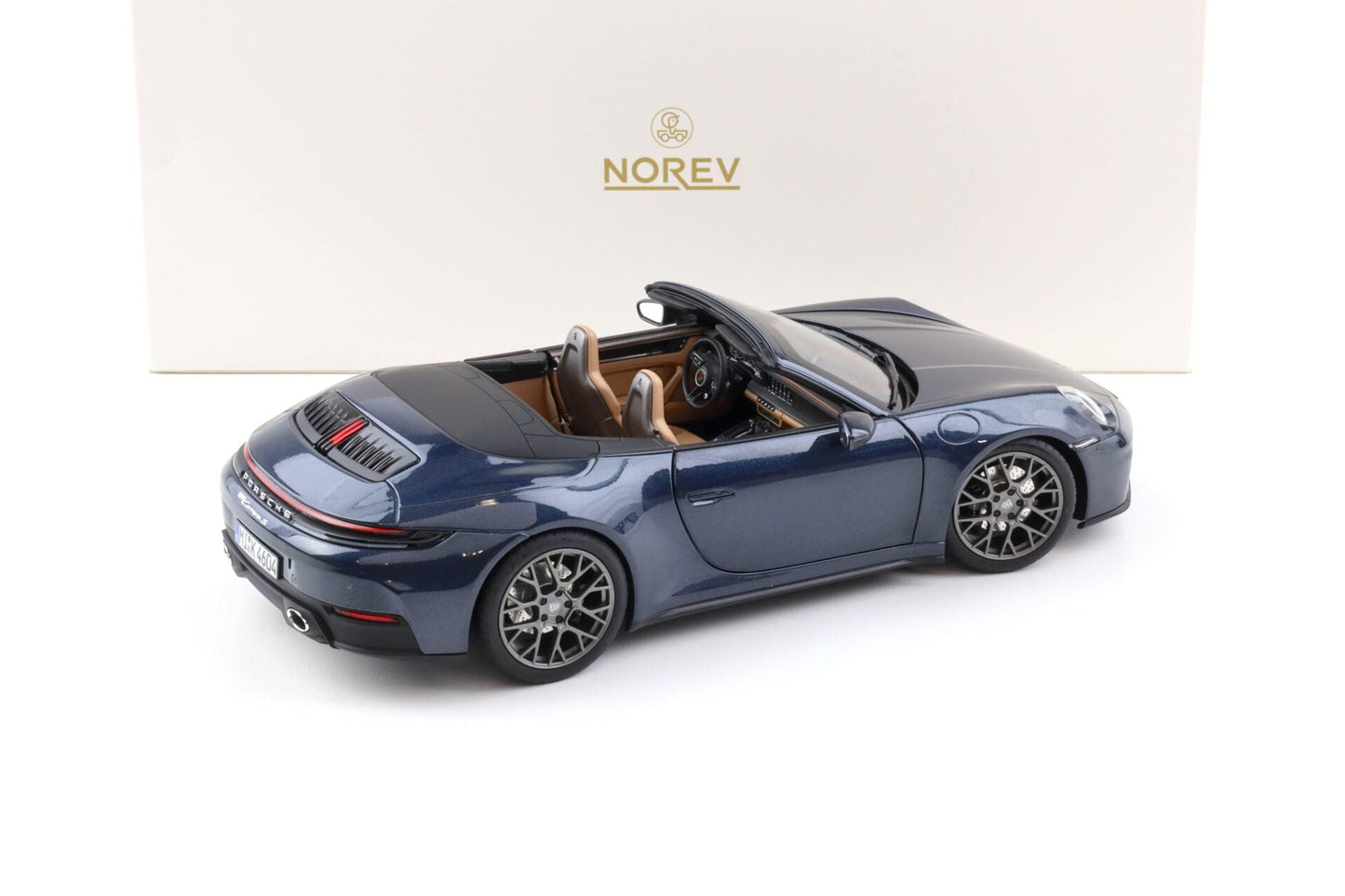 Norev 2025 Porsche 911 992.2 Carrera Cabriolet Yachting Blue Metallic 1:18