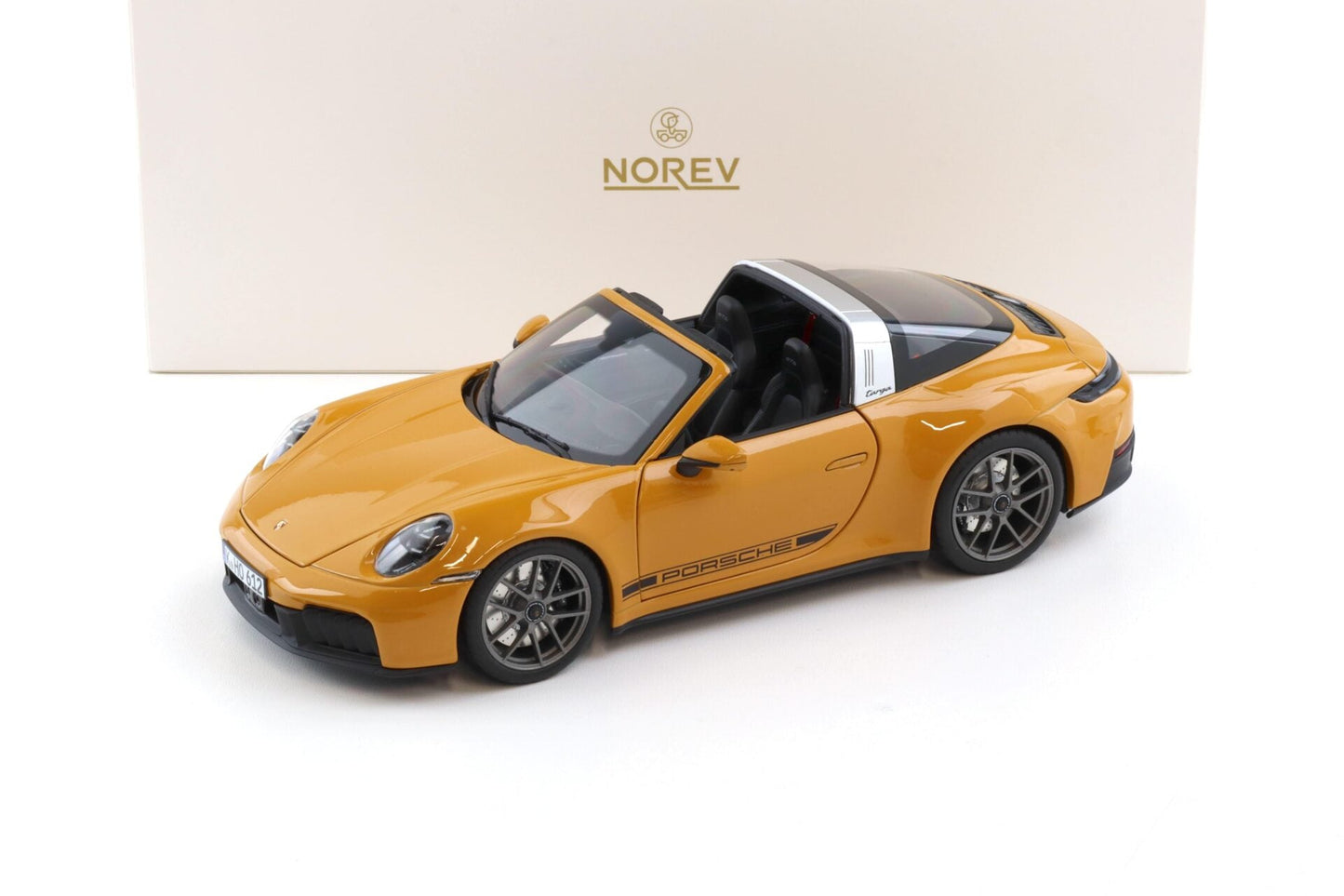 Norev 2025 Porsche 911 992.2 Targa 4 GTS Bahama Yellow 1:18