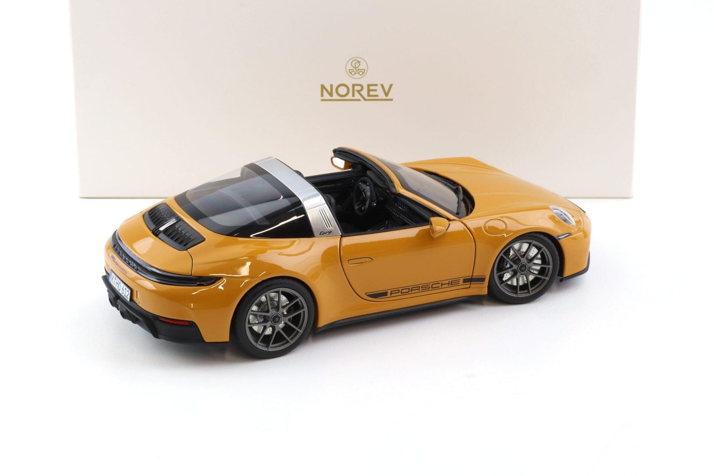 Norev 2025 Porsche 911 992.2 Targa 4 GTS Bahama Yellow 1:18