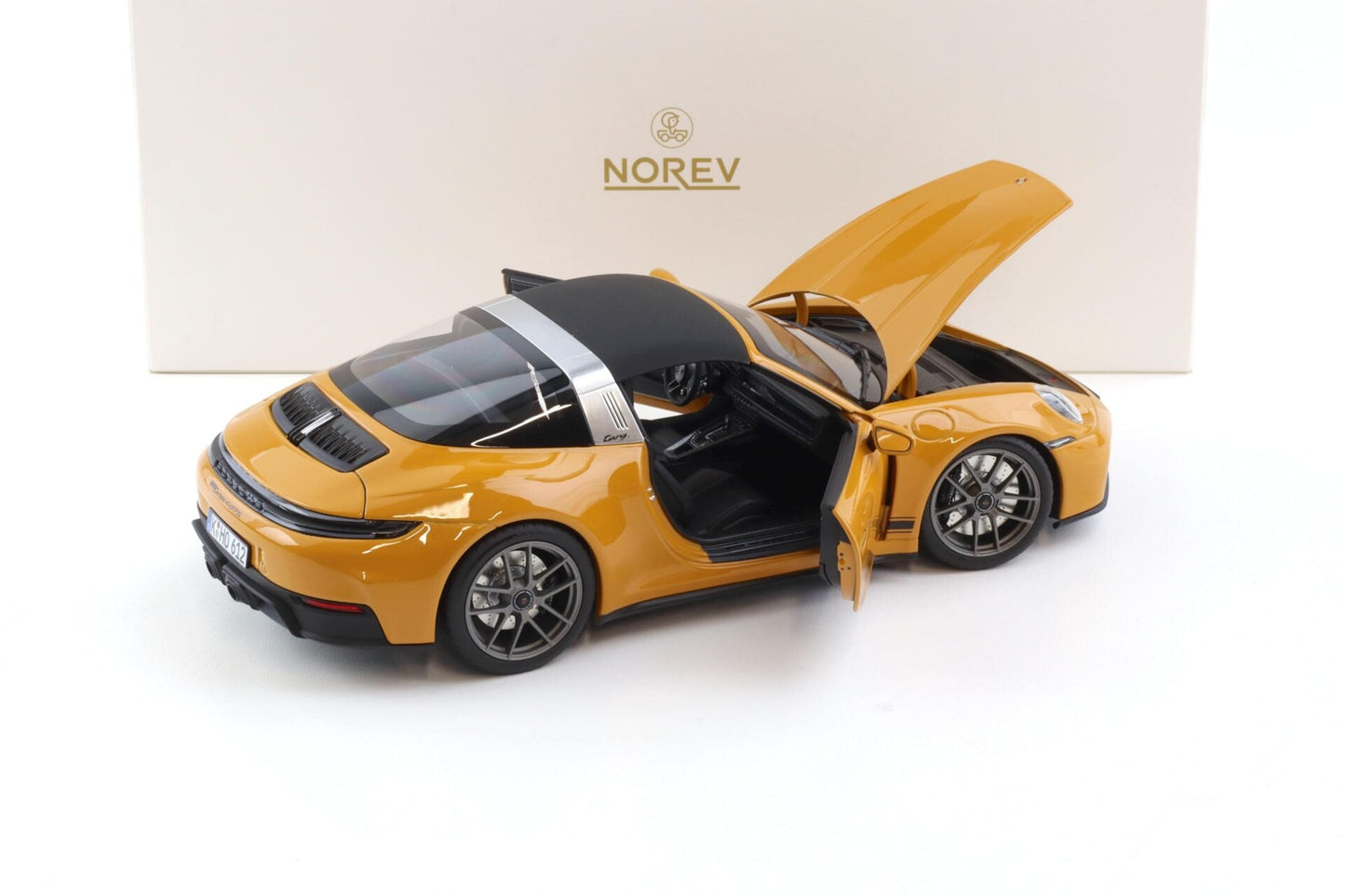 Norev 2025 Porsche 911 992.2 Targa 4 GTS Bahama Yellow 1:18