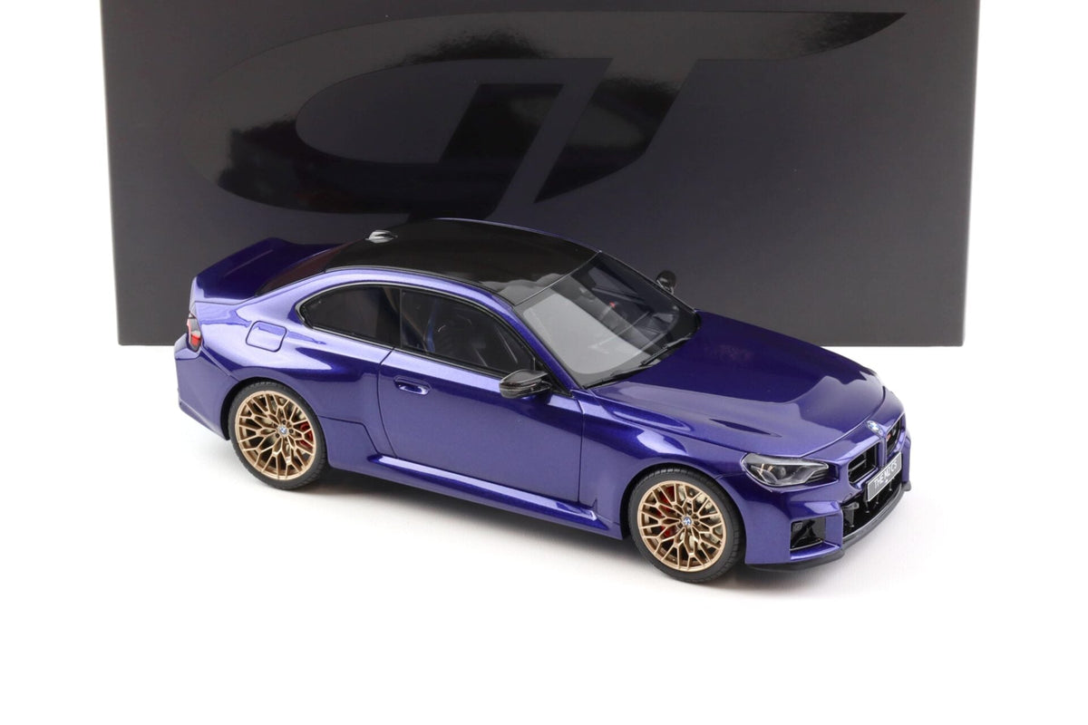 STM Diecast GT Spirit 2025 BMW M2 (G87) Coupe Individual Velvet Blue Metallic 1:18 - View 2