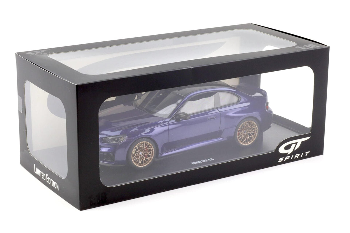 STM Diecast GT Spirit 2025 BMW M2 (G87) Coupe Individual Velvet Blue Metallic 1:18 - View 4