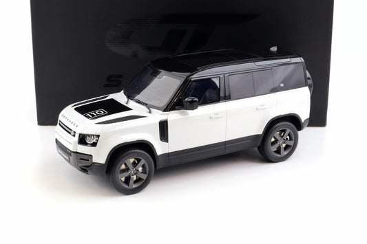 STM Diecast GT Spirit 2021 Land Rover Defender 110 P400 X-Dynamic HSE White 1:12