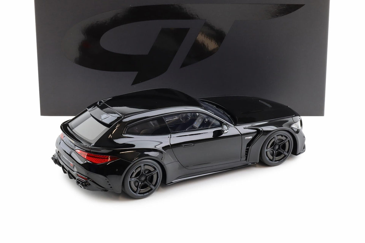 STM Diecast GT Spirit 2024 Mercedes Benz Brabus GTS Rocket 1000hp Black 1:18 - View 3