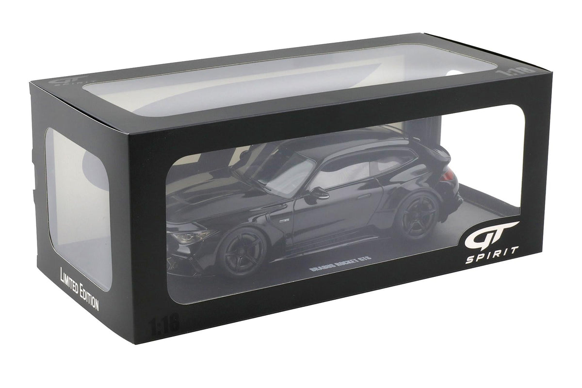 STM Diecast GT Spirit 2024 Mercedes Benz Brabus GTS Rocket 1000hp Black 1:18 - View 4
