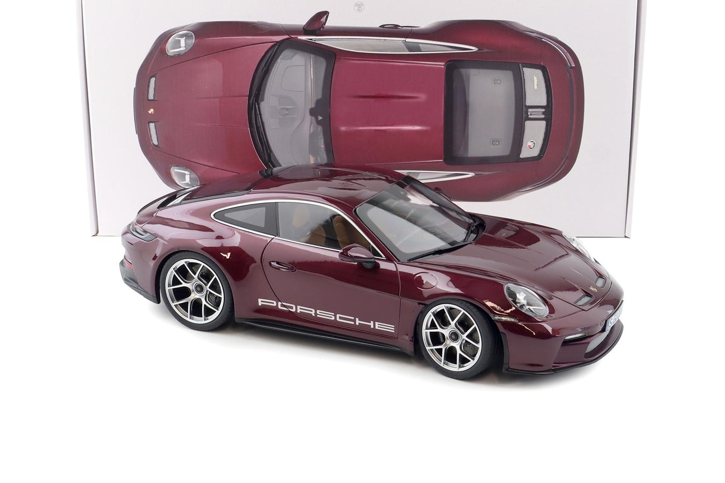 Norev 2023 Porsche 911 992 S/T Heritage Package Amethyst Metallic 1:12