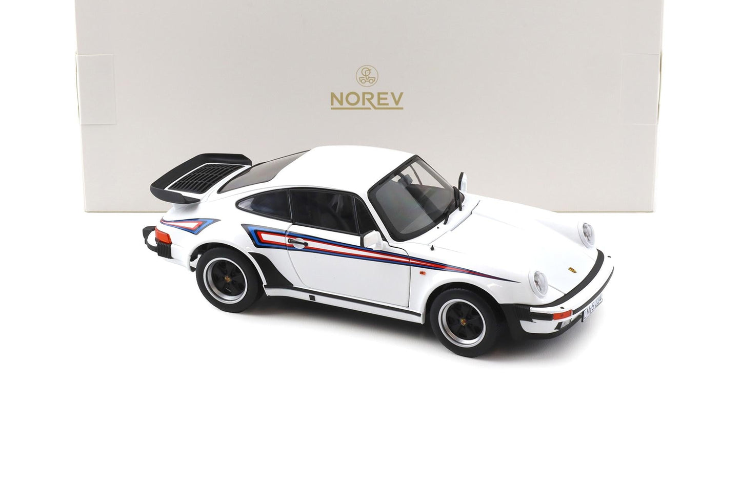 Norev 1980 Porsche 911 Turbo 930 3.3 Martini Racing G Series White 1:18