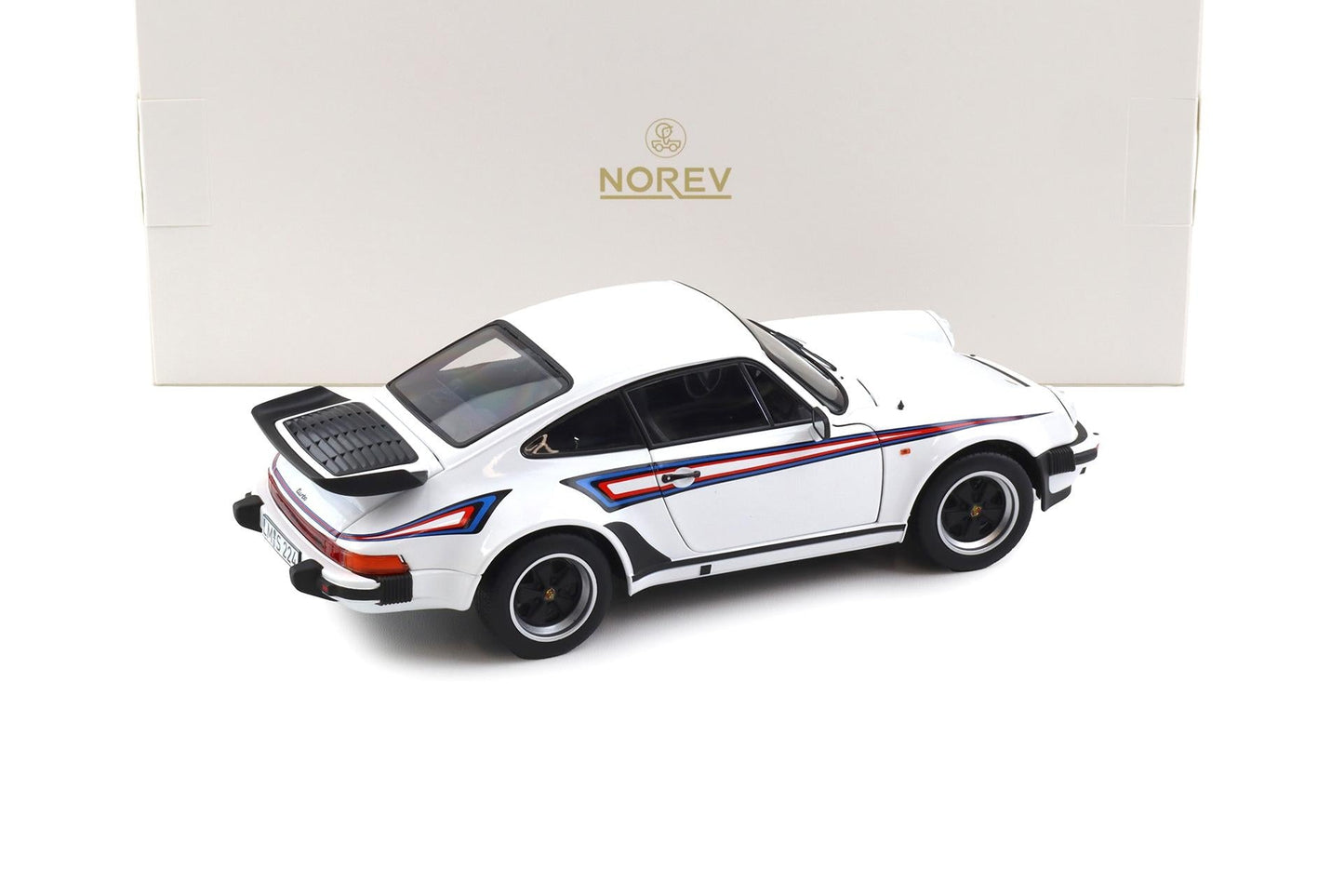 Norev 1980 Porsche 911 Turbo 930 3.3 Martini Racing G Series White 1:18