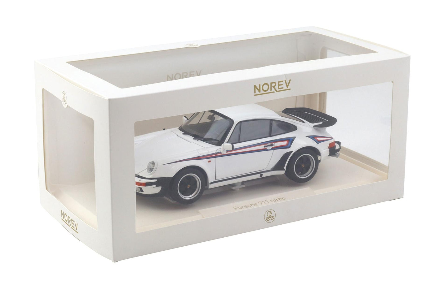 Norev 1980 Porsche 911 Turbo 930 3.3 Martini Racing G Series White 1:18