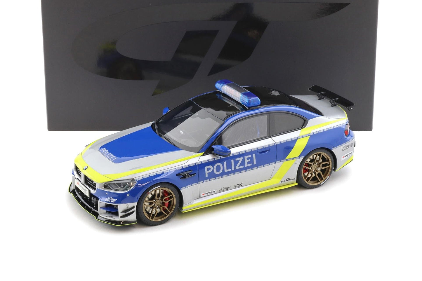 GT Spirit 2024 BMW M2 G87 AC Schnitzer AC52 Polizei Blue Silver 1:18