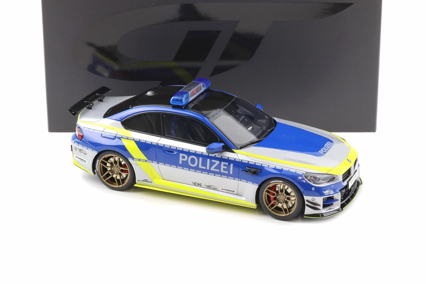 GT Spirit 2024 BMW M2 G87 AC Schnitzer AC52 Polizei Blue Silver 1:18