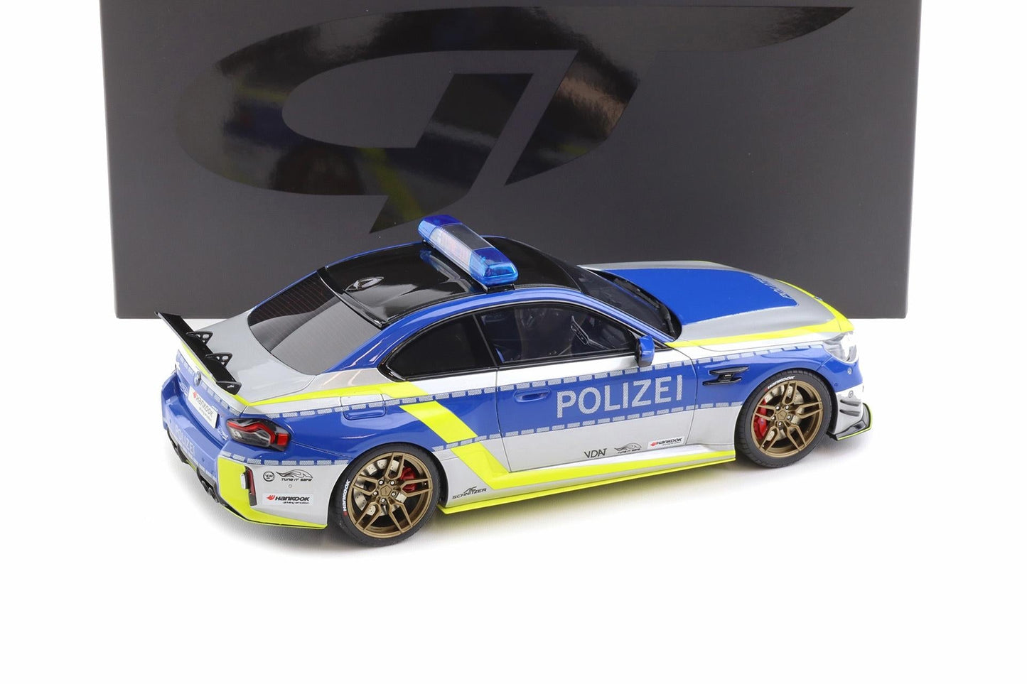 GT Spirit 2024 BMW M2 G87 AC Schnitzer AC52 Polizei Blue Silver 1:18