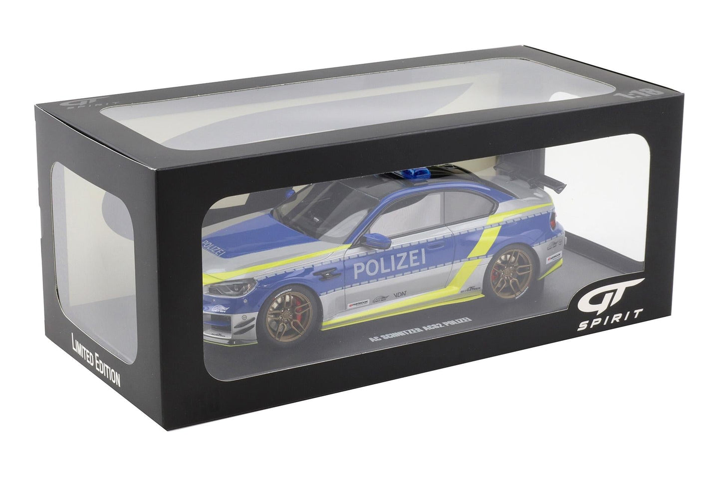 GT Spirit 2024 BMW M2 G87 AC Schnitzer AC52 Polizei Blue Silver 1:18
