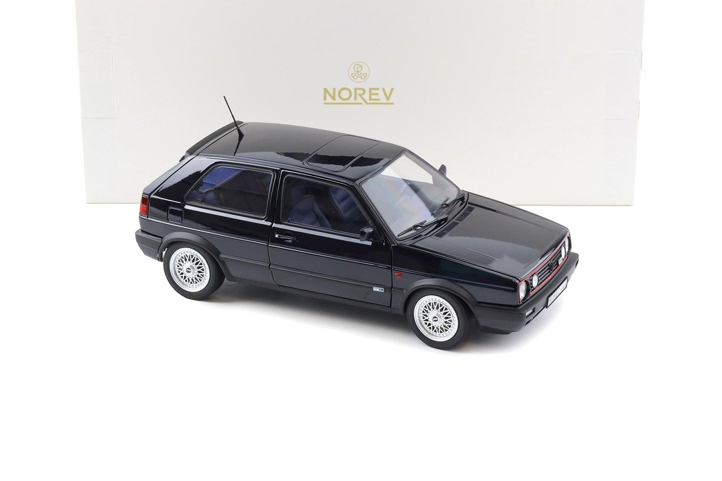 Norev 1991 Volkswagen Golf MK2 GTI Edition Blue Moonlight Blue Metallic 1:18