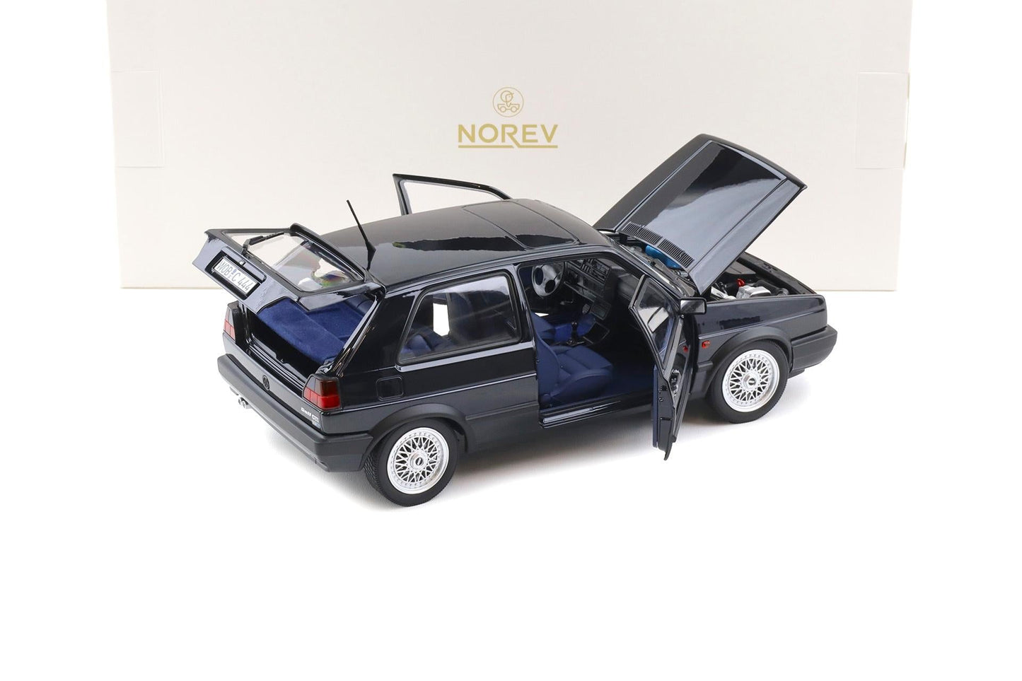 Norev 1991 Volkswagen Golf MK2 GTI Edition Blue Moonlight Blue Metallic 1:18