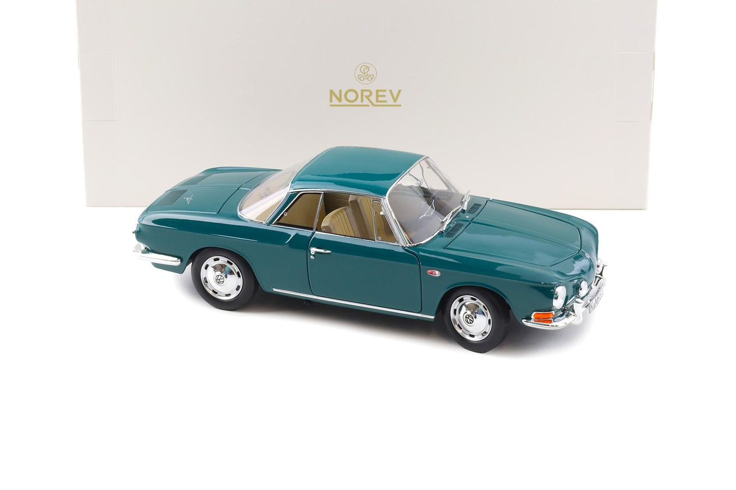 Norev1963 Volkswagen Karmann Ghia 1500 Coupe Smaragd Green 1:18