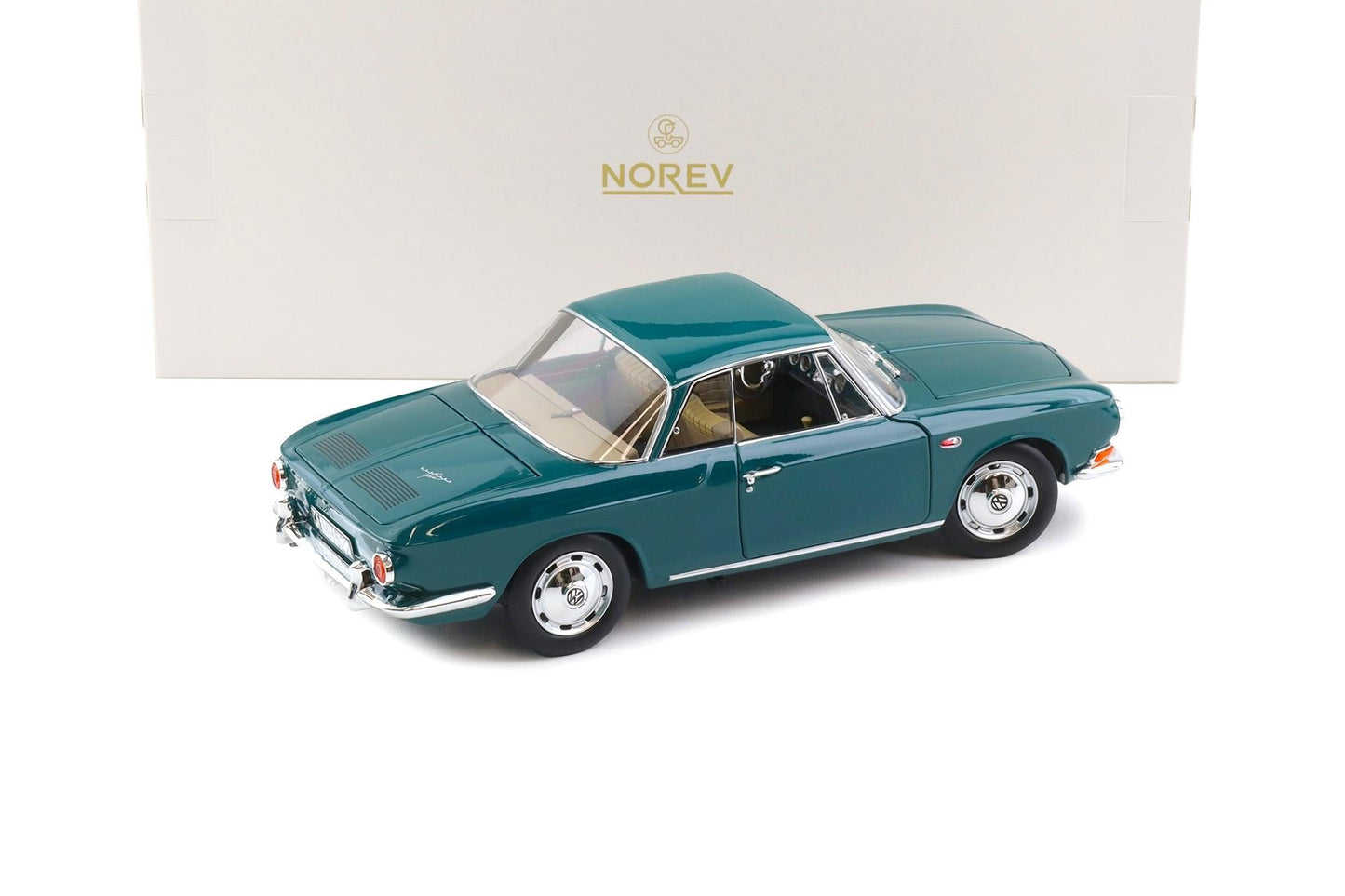 Norev1963 Volkswagen Karmann Ghia 1500 Coupe Smaragd Green 1:18