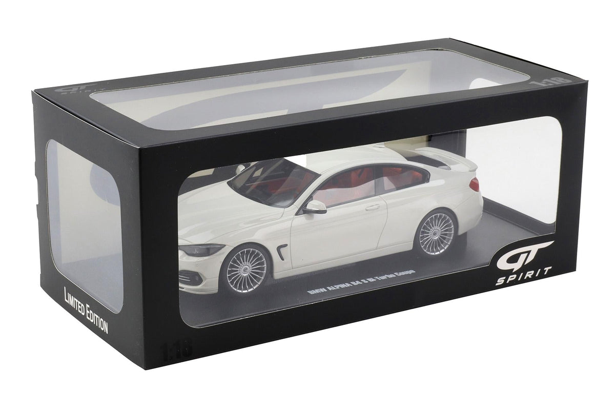 STM Diecast GT Spirit 2014 BMW Alpina B4 Bi-Turbo (M4) Coupe F82 White 1:18 - View 4