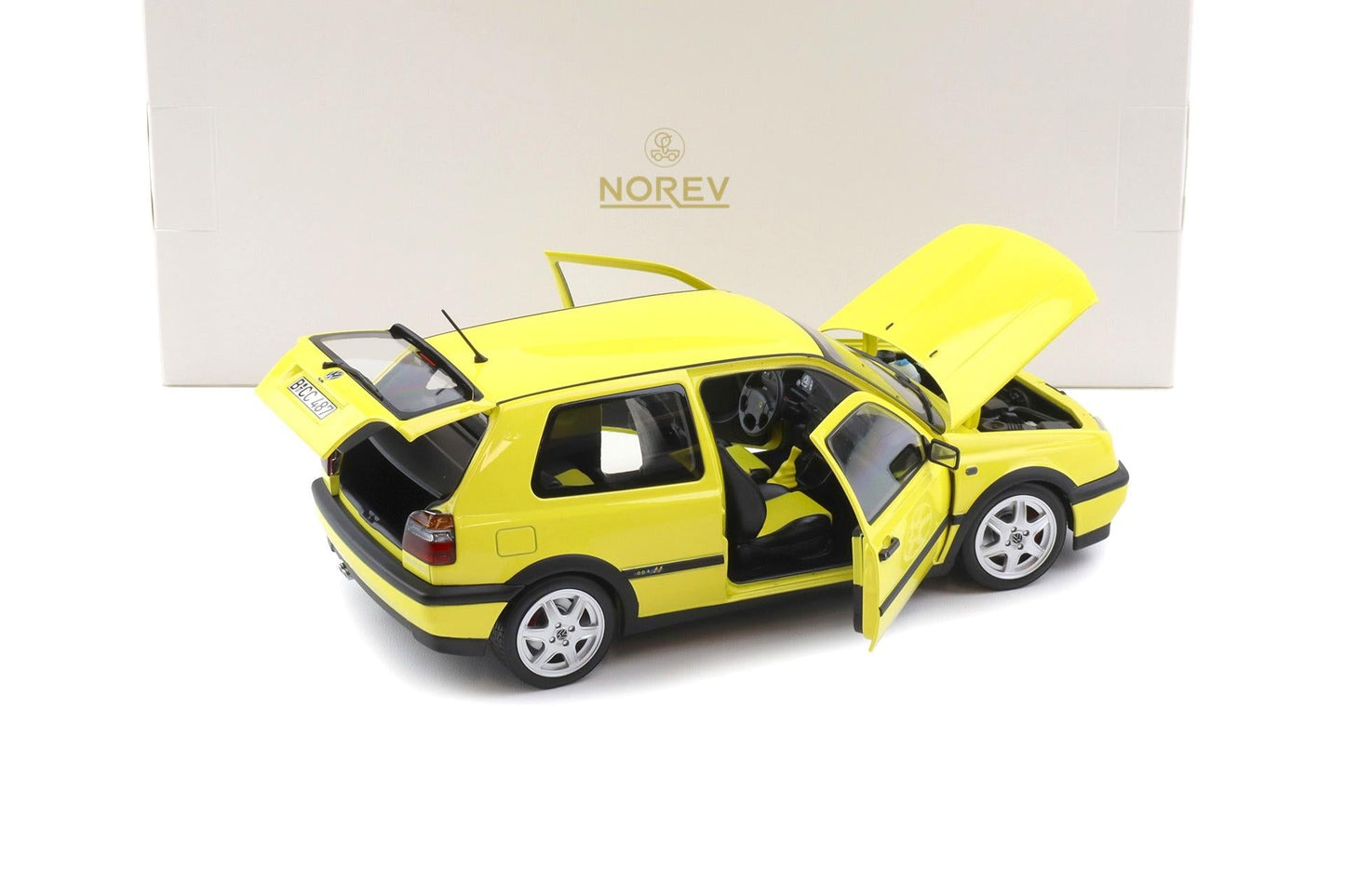 Norev 1994 Volkswagen Golf GTI MK3 Color Concept Yellow 1:18